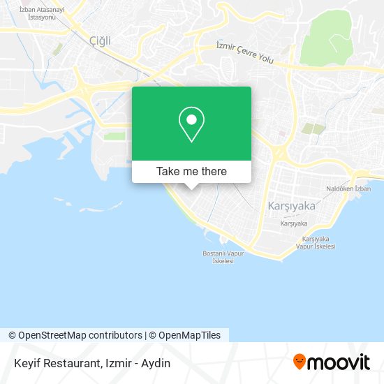 Keyif Restaurant map