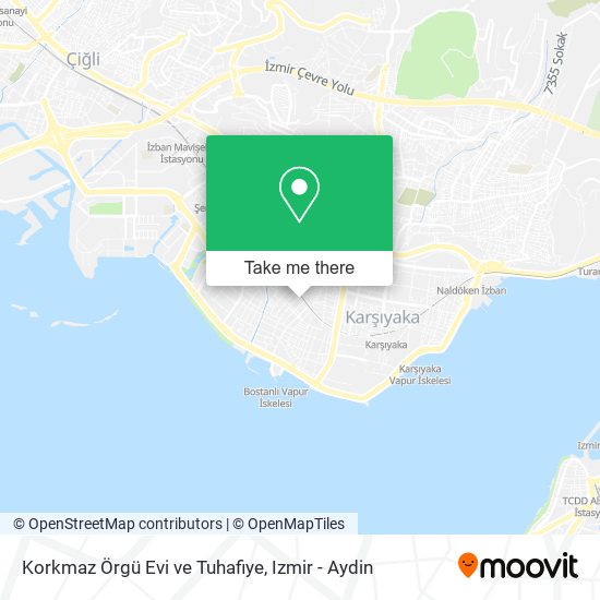 Korkmaz Örgü Evi ve Tuhafiye map
