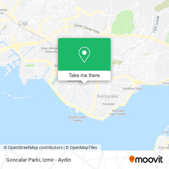 Goncalar Parki map