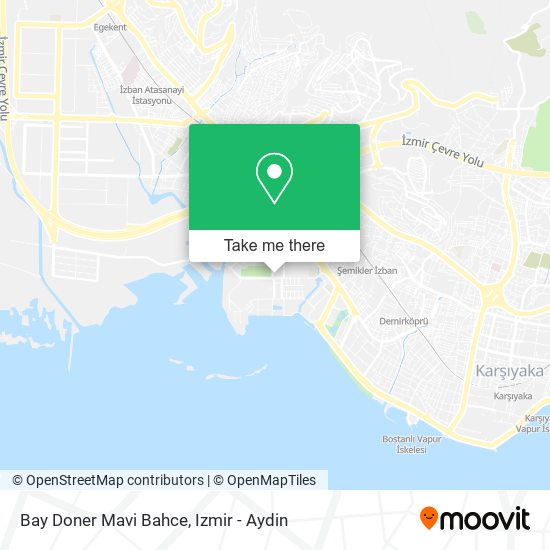 Bay Doner Mavi Bahce map