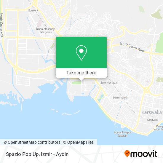 Spazio Pop Up map