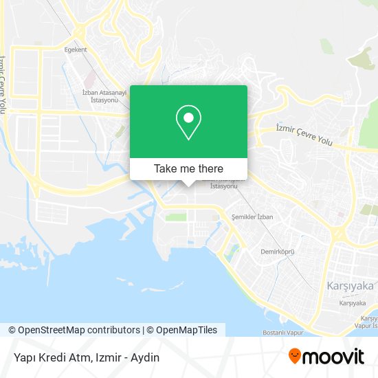 Yapı Kredi Atm map