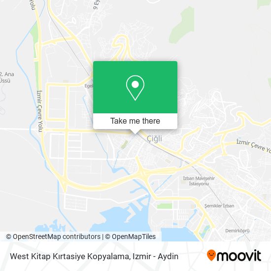 West Kitap Kırtasiye Kopyalama map