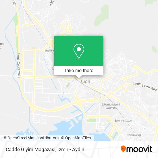 Cadde Giyim Mağazası map