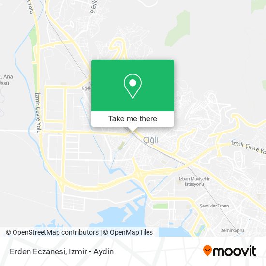Erden Eczanesi map