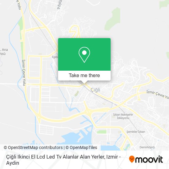 Çiğli Ikinci El Lcd Led Tv Alanlar Alan Yerler map