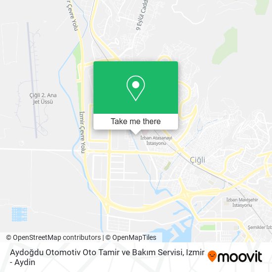 Aydoğdu Otomotiv Oto Tamir ve Bakım Servisi map