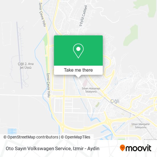 Oto Sayın Volkswagen Service map