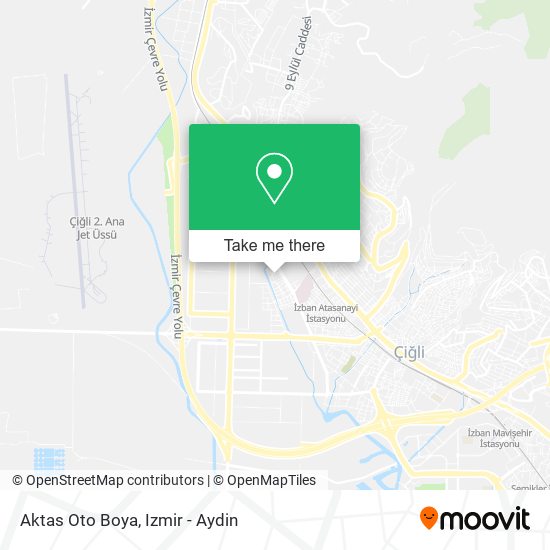 Aktas Oto Boya map