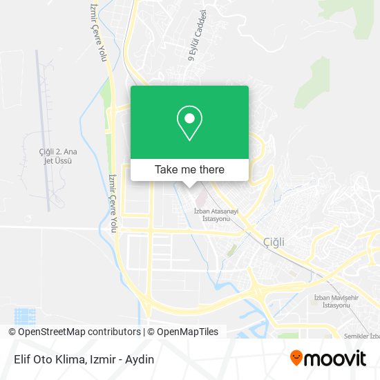 Elif Oto Klima map