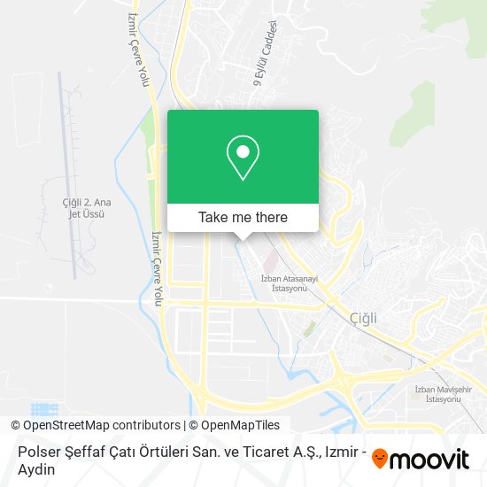 Polser Şeffaf Çatı Örtüleri San. ve Ticaret A.Ş. map