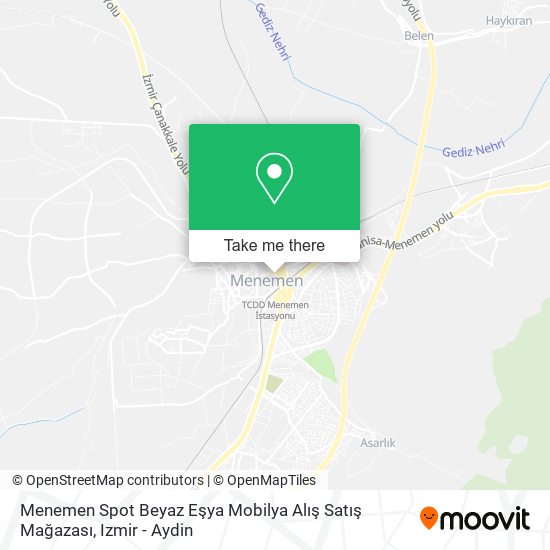 Menemen Spot Beyaz Eşya Mobilya Alış Satış Mağazası map