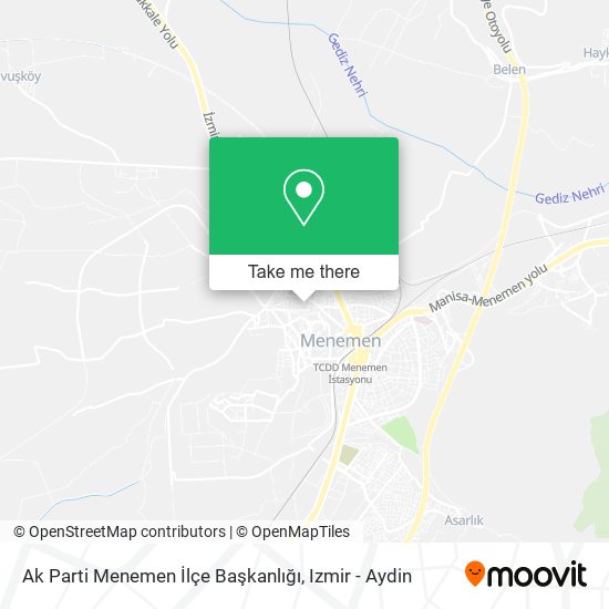 Ak Parti Menemen İlçe Başkanlığı map