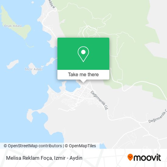 Melisa Reklam Foça map