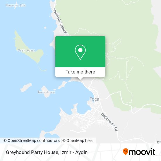Greyhound Party House map