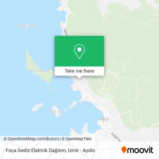 Foça Gediz Elektrik Dağıtım map