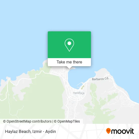 Haylaz Beach map