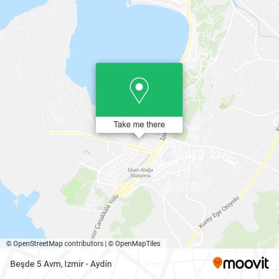 Beşde 5 Avm map
