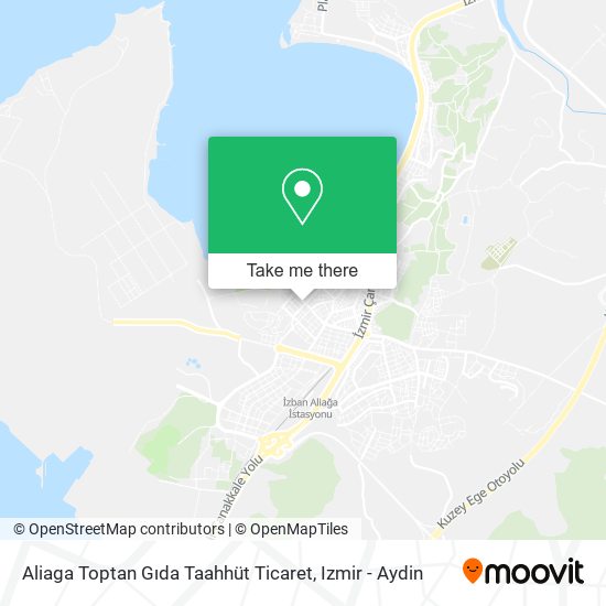Aliaga Toptan Gıda Taahhüt Ticaret map