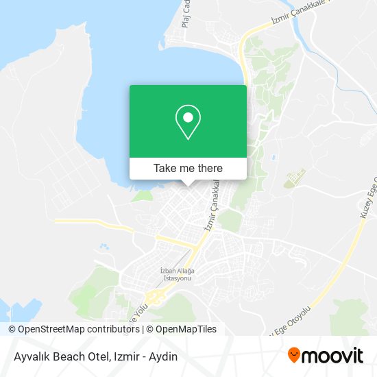 Ayvalık Beach Otel map