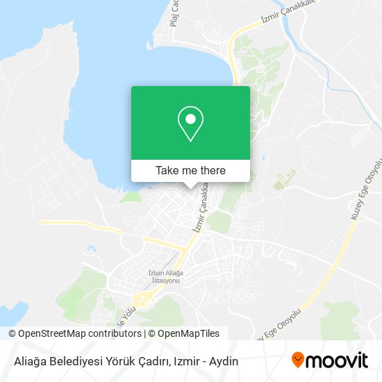 Aliağa Belediyesi Yörük Çadırı map