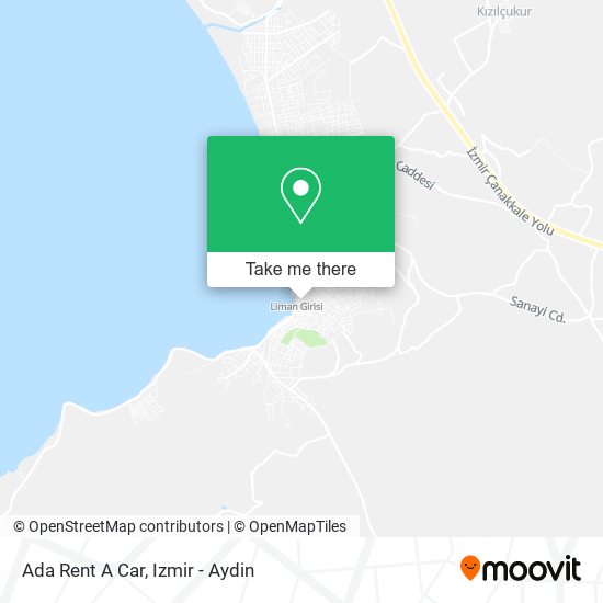 Ada Rent A Car map