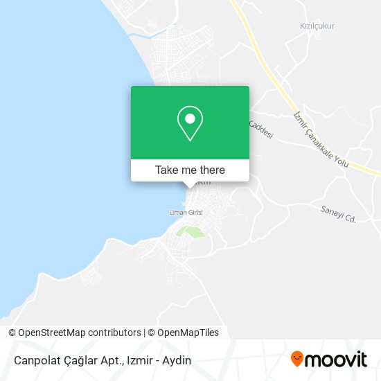 Canpolat Çağlar Apt. map