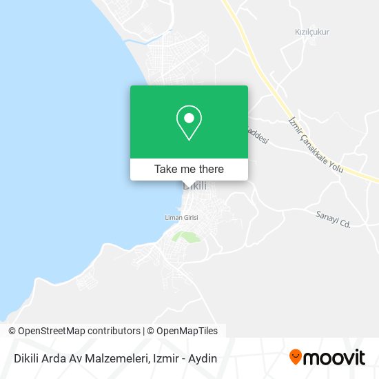 Dikili Arda Av Malzemeleri map