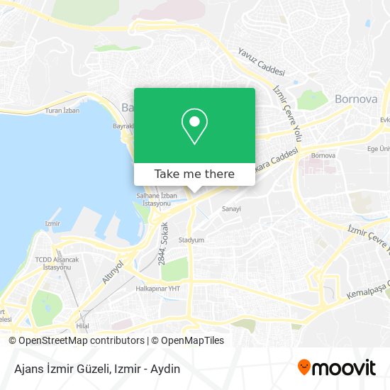 Ajans İzmir Güzeli map