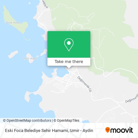 Eski Foca Belediye Sehir Hamami map