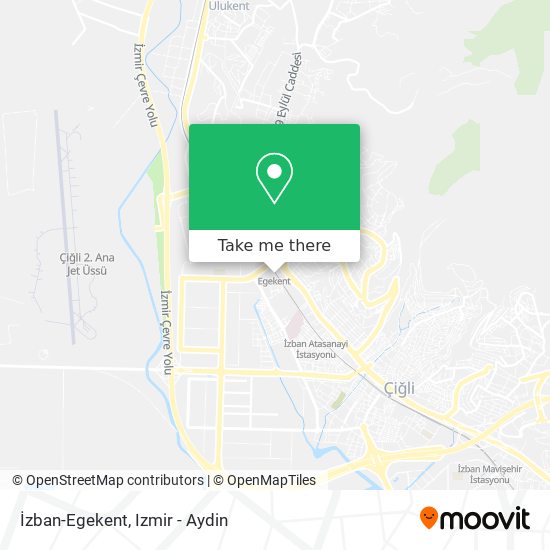 İzban-Egekent map