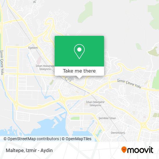 Maltepe map