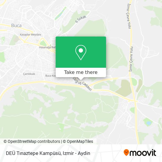 DEÜ Tınaztepe Kampüsü map