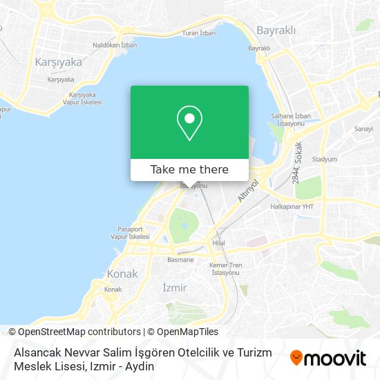 Alsancak Nevvar Salim İşgören Otelcilik ve Turizm Meslek Lisesi map