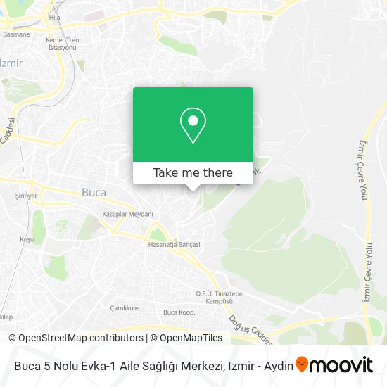 Buca 5 Nolu Evka-1 Aile Sağlığı Merkezi map