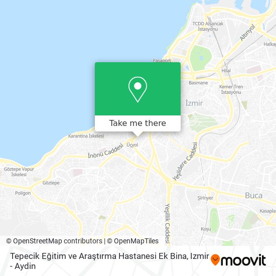 Tepecik Eğitim ve Araştırma Hastanesi Ek Bina map