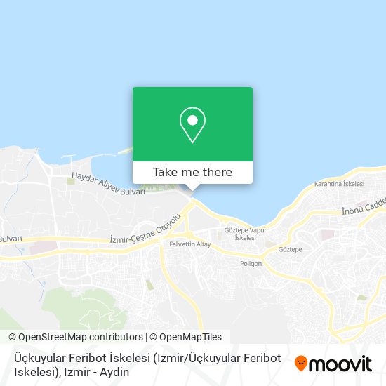 Üçkuyular Feribot İskelesi (Izmir / Üçkuyular Feribot Iskelesi) map
