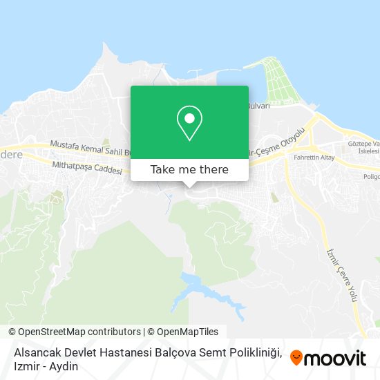 Alsancak Devlet Hastanesi Balçova Semt Polikliniği map