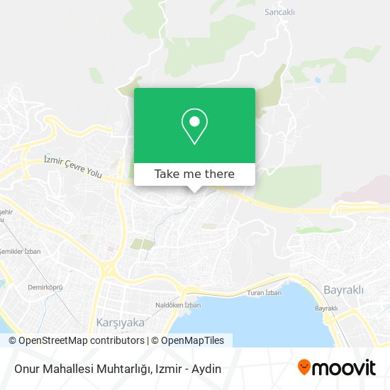 Onur Mahallesi Muhtarlığı map