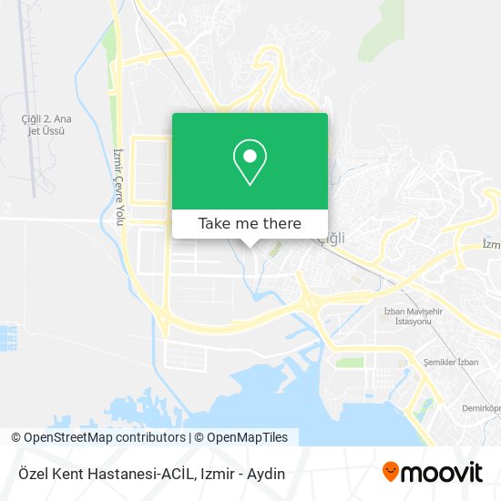 Özel Kent Hastanesi-ACİL map