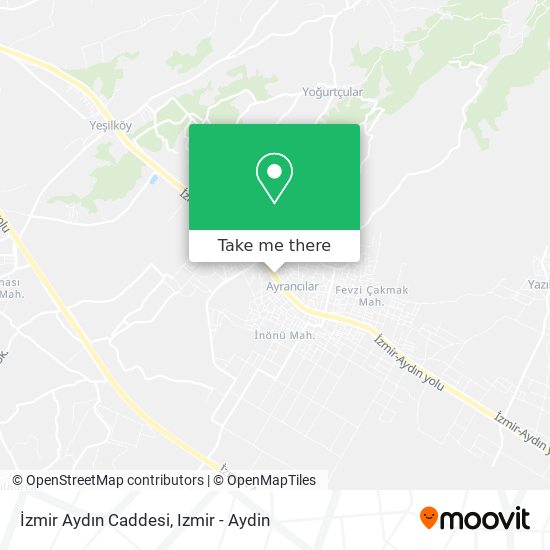 İzmir Aydın Caddesi map