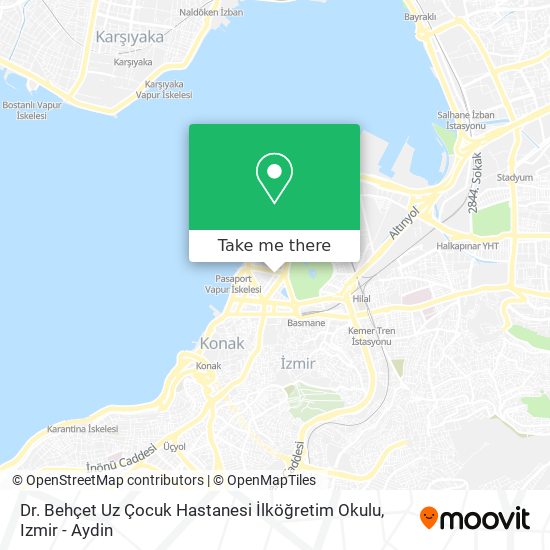 Dr. Behçet Uz Çocuk Hastanesi İlköğretim Okulu map