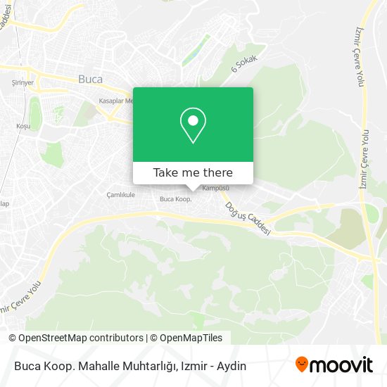 Buca Koop. Mahalle Muhtarlığı map