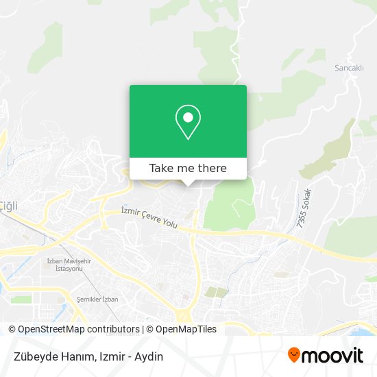 Zübeyde Hanım map