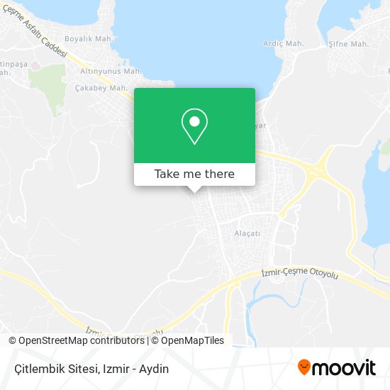 Çitlembik Sitesi map