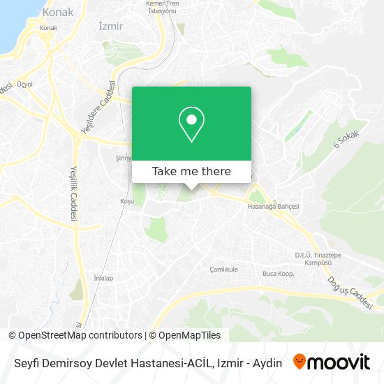 Seyfi Demirsoy Devlet Hastanesi-ACİL map