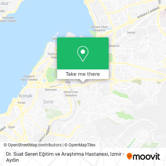 Dr. Suat Seren Eğitim ve Araştırma Hastanesi map