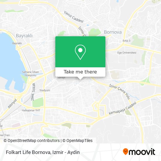 Folkart Life Bornova map