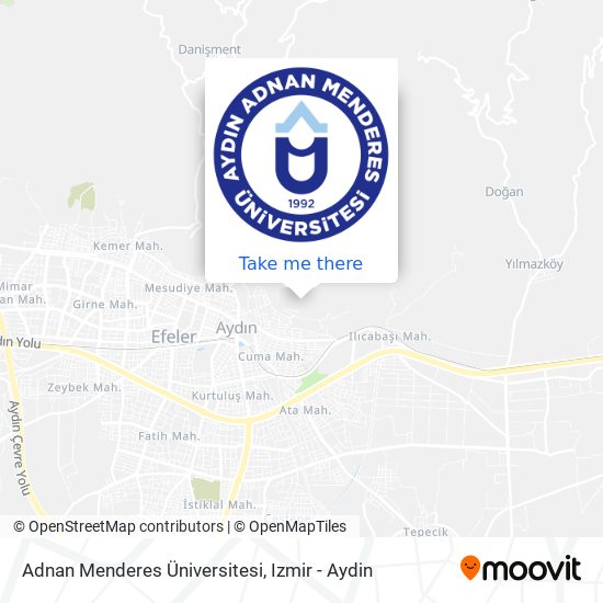 Adnan Menderes Üniversitesi map