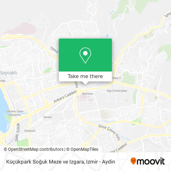 Küçükpark Soğuk Meze ve Izgara map